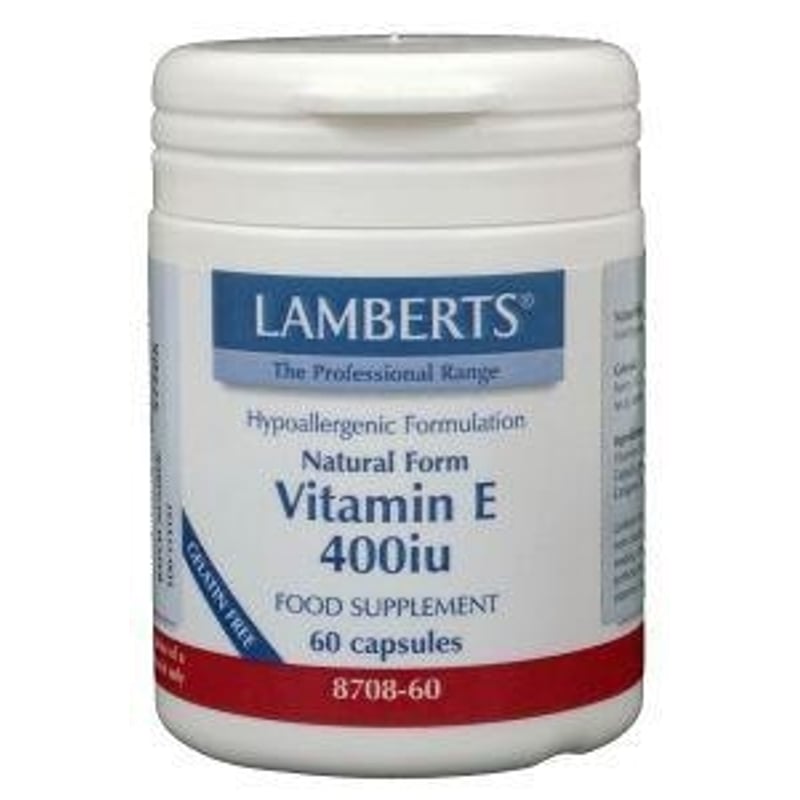 Lamberts Vitamine E 400IE natuurlijk afbeelding
