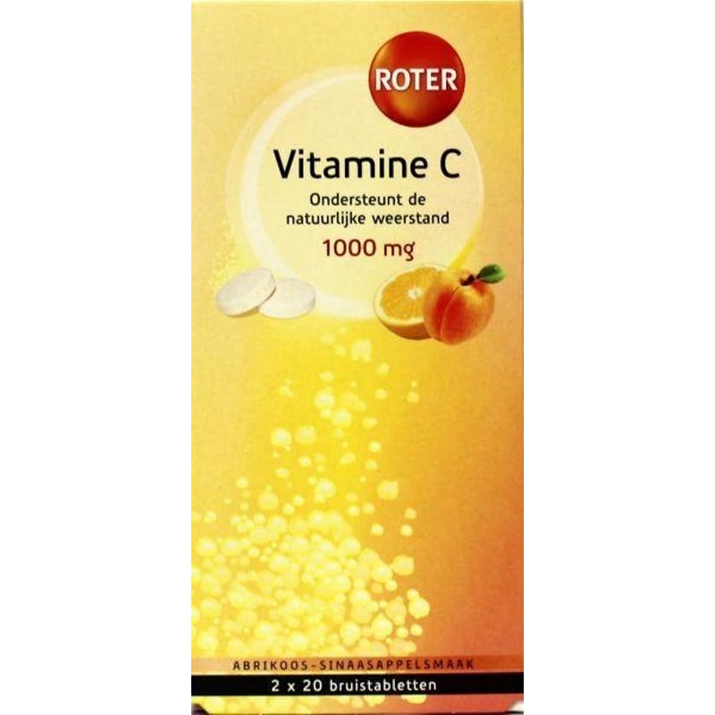 Roter Vitamine C 1000 mg sinaasappel & abrikoos duo afbeelding