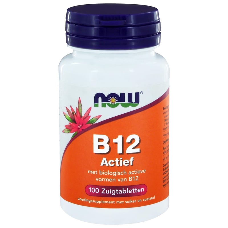 NOW Vitamine B12 actief afbeelding