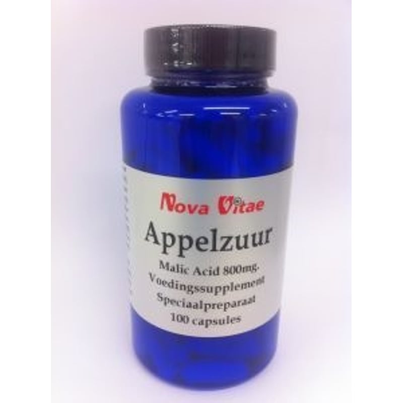Nova Vitae Appelzuur (Malic Acid) 800 mg afbeelding