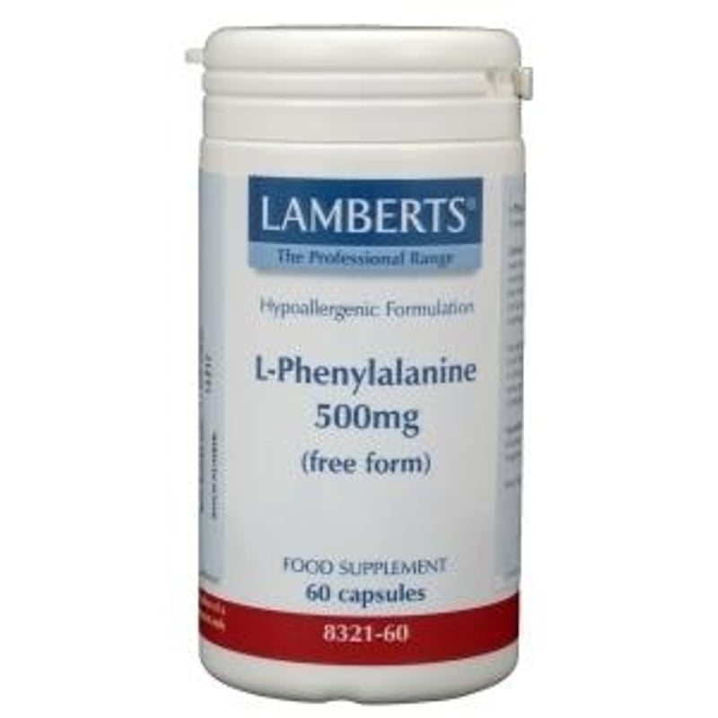 Lamberts L-Phenylalanine 500 mg afbeelding