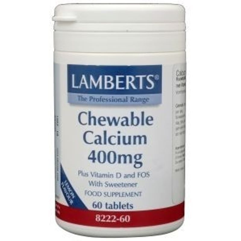 Lamberts Chewable Calcium 400 mg afbeelding