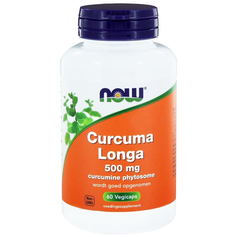 NOW Curcuma Longa 500 mg (Curcumine Phytosome) afbeelding