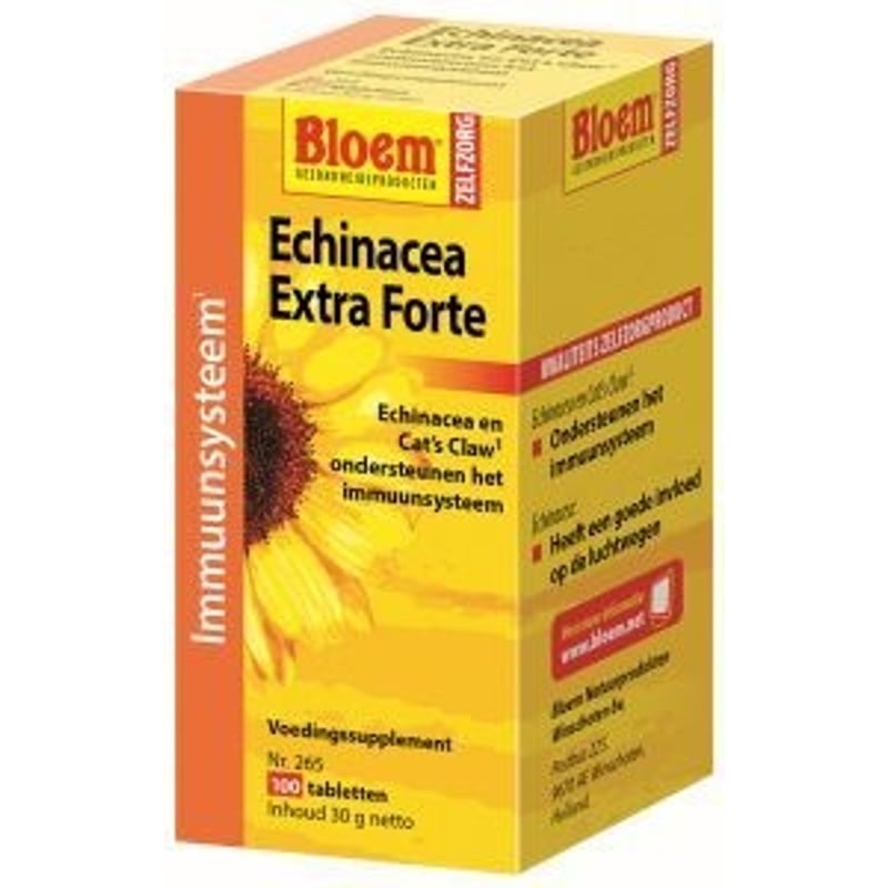 Bloem Natuurproducten Echinacea Extra Forte tabletten afbeelding