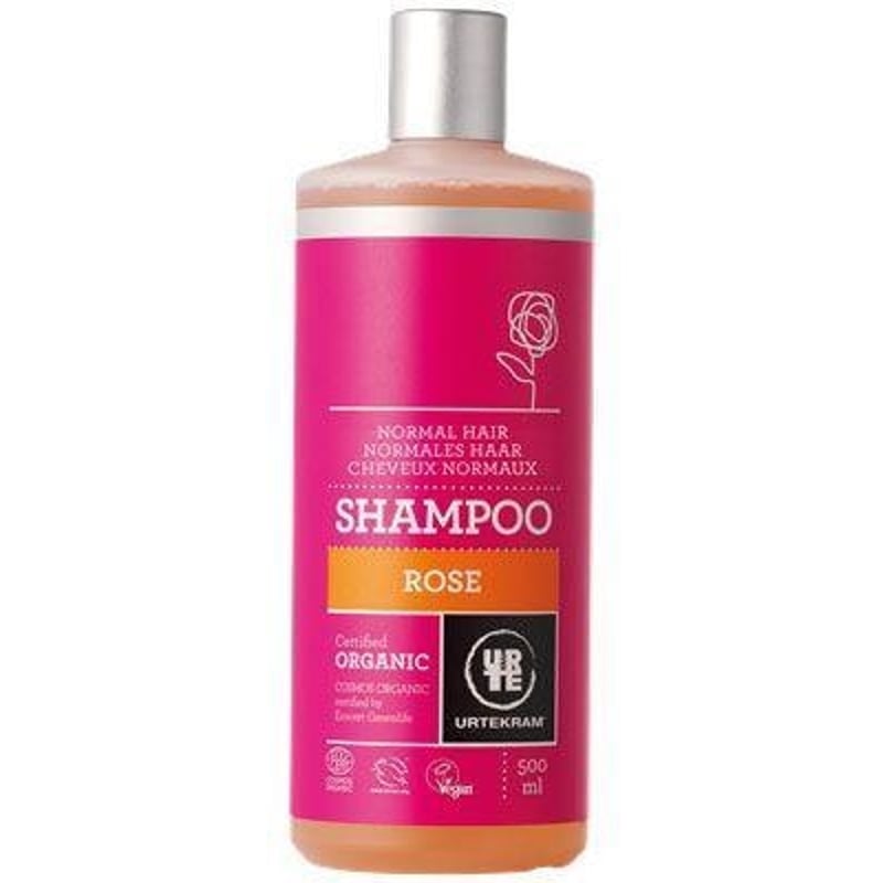 Urtekram Shampoo rozen normaal haar afbeelding