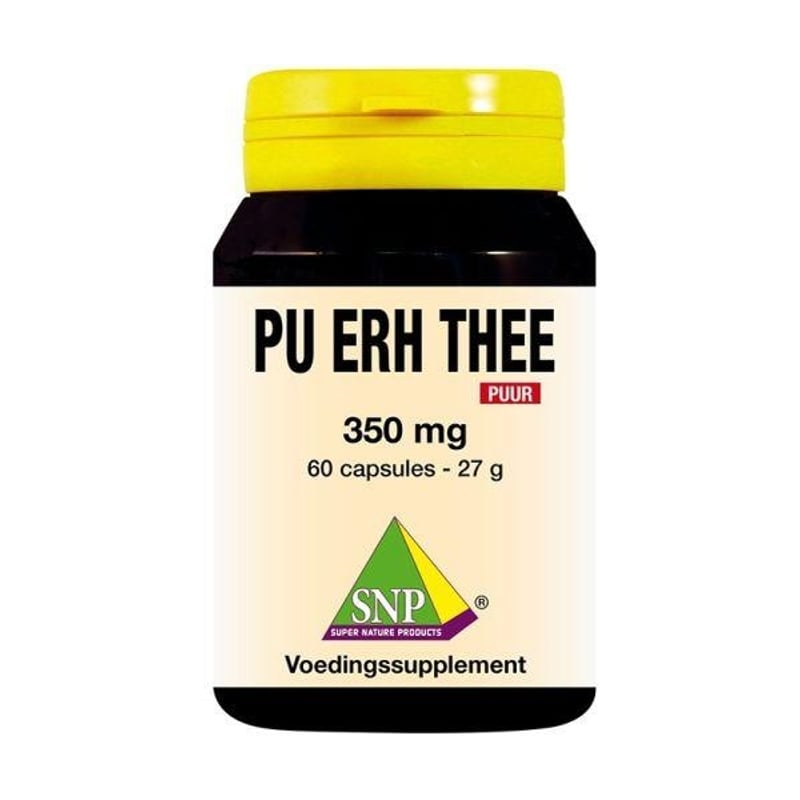 SNP Pu erh thee 350 mg puur afbeelding
