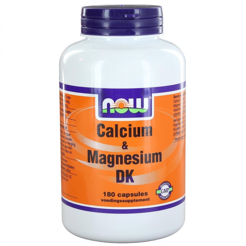 NOW Calcium & Magnesium met D3 en K2 afbeelding