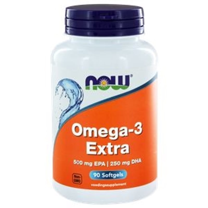 NOW Omega-3 Extra 500 mg EPA 250 mg DHA afbeelding