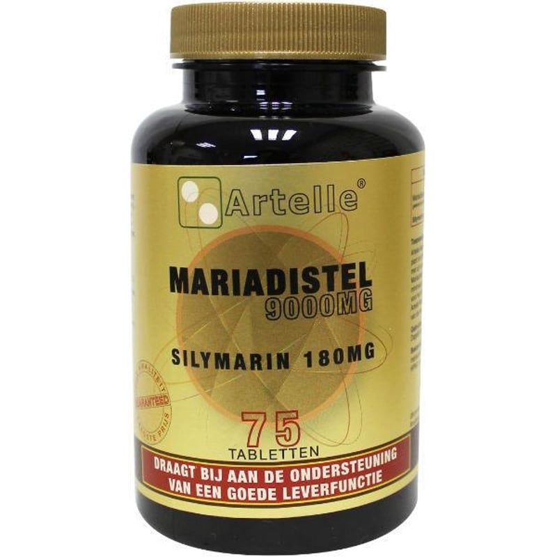 Artelle Mariadistel 9000 mg silymarin 180 mg afbeelding