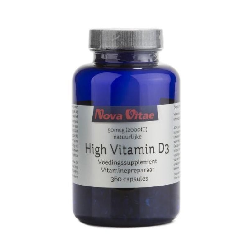 Nova Vitae High vitamine D3 2000IU 50 mcg afbeelding