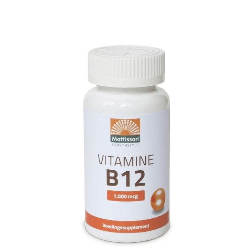 Mattisson Healthstyle Vitamine B12 1000 mcg afbeelding