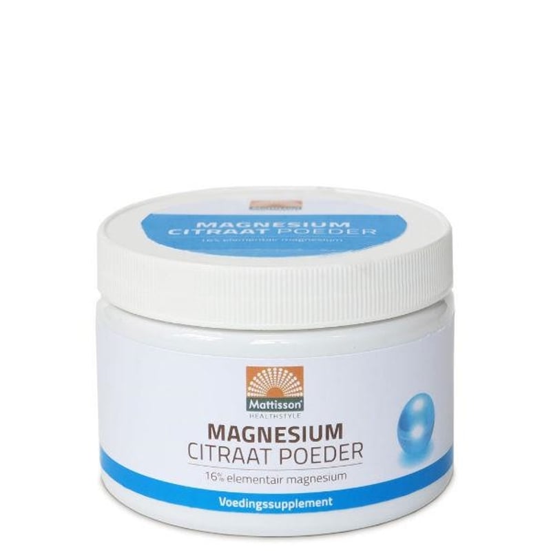 Mattisson Healthstyle Magnesium citraat poeder 16% afbeelding