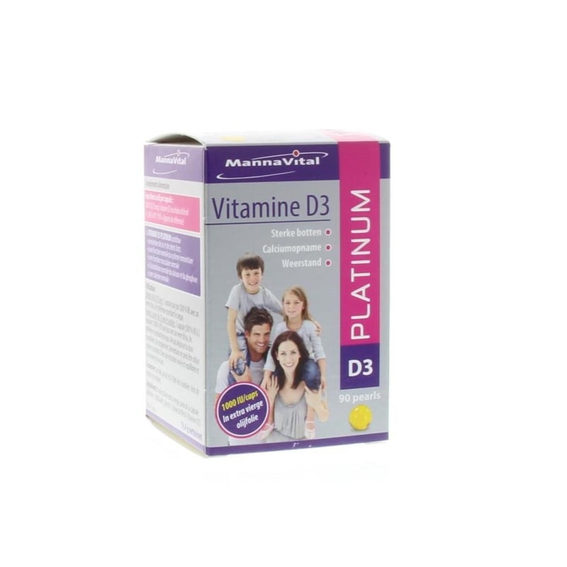 Mannavital Vitamine D3 platinum afbeelding