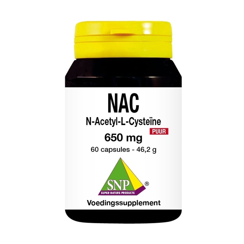 SNP N-acetyl L-cysteine 650 mg puur afbeelding