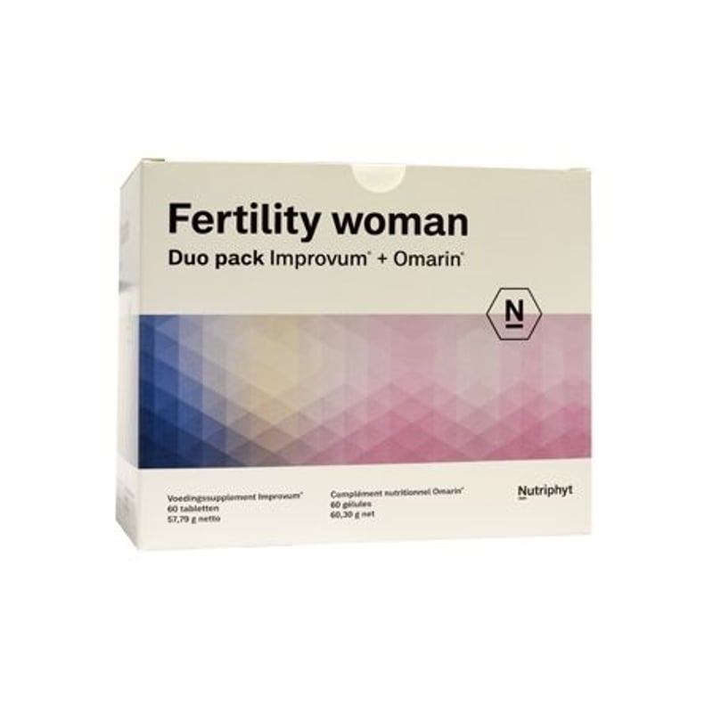 Nutriphyt Fertility woman duo 2 x 60 capsules afbeelding
