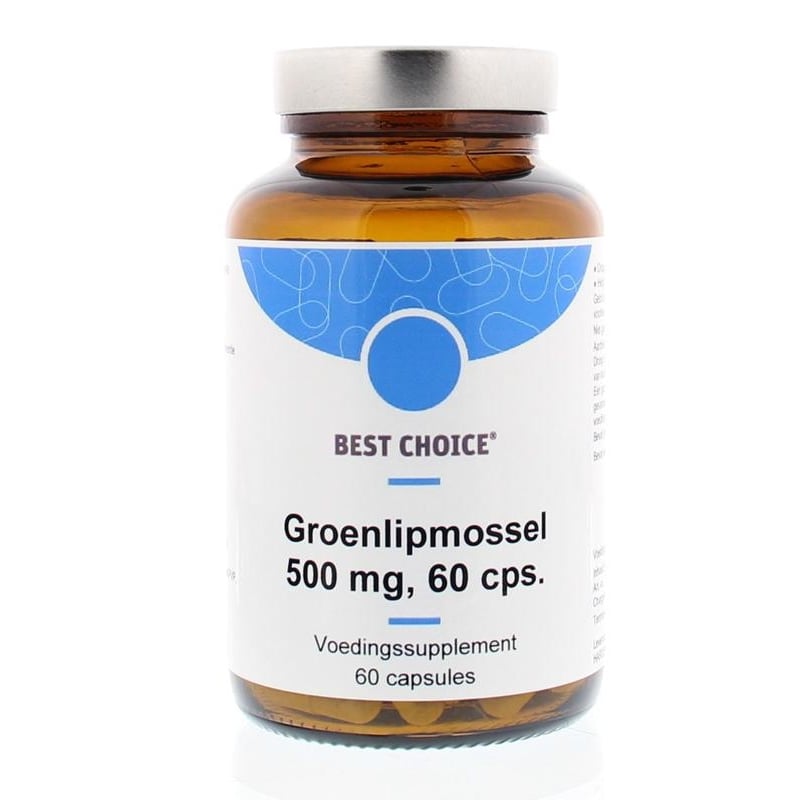 Best Choice Groenlipmossel 500 mg afbeelding