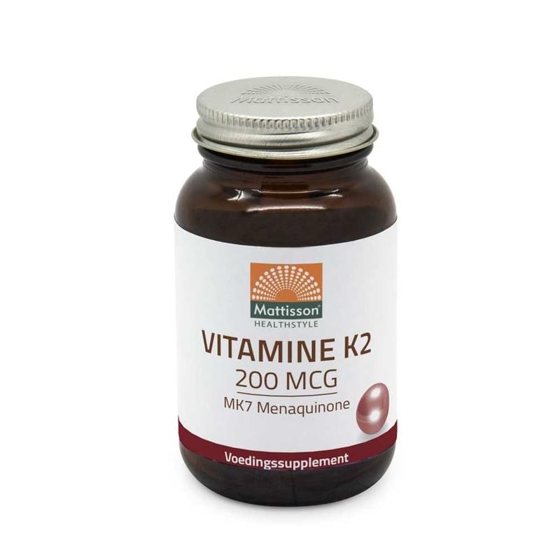 Mattisson Healthstyle Vitamine K2 200 mcg/MK7 afbeelding