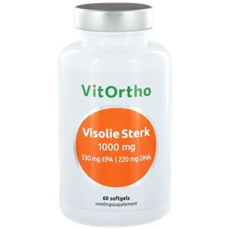Vitortho Visolie Sterk 1000 mg 330 mg EPA 220 mg DHA afbeelding