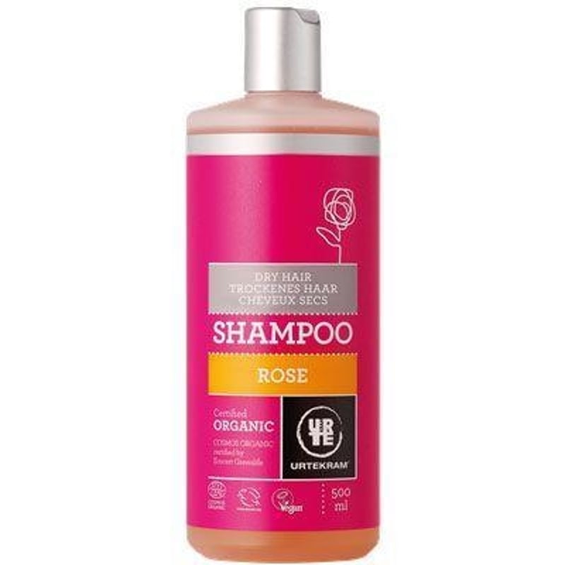 Urtekram Shampoo rozen droog haar afbeelding