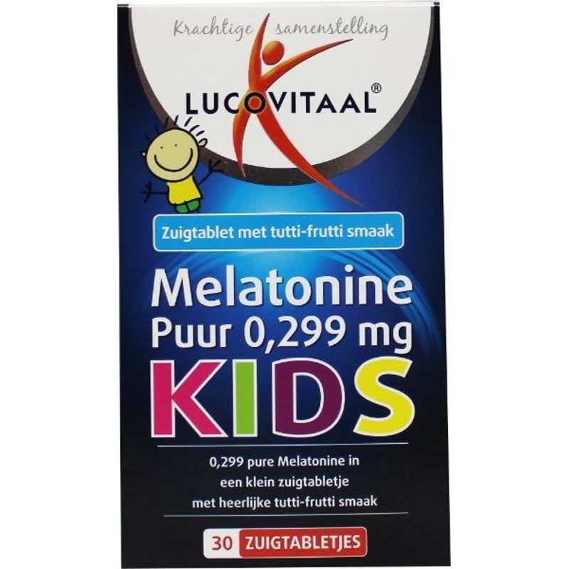 Lucovitaal Melatonine kids puur 0.299 mg afbeelding