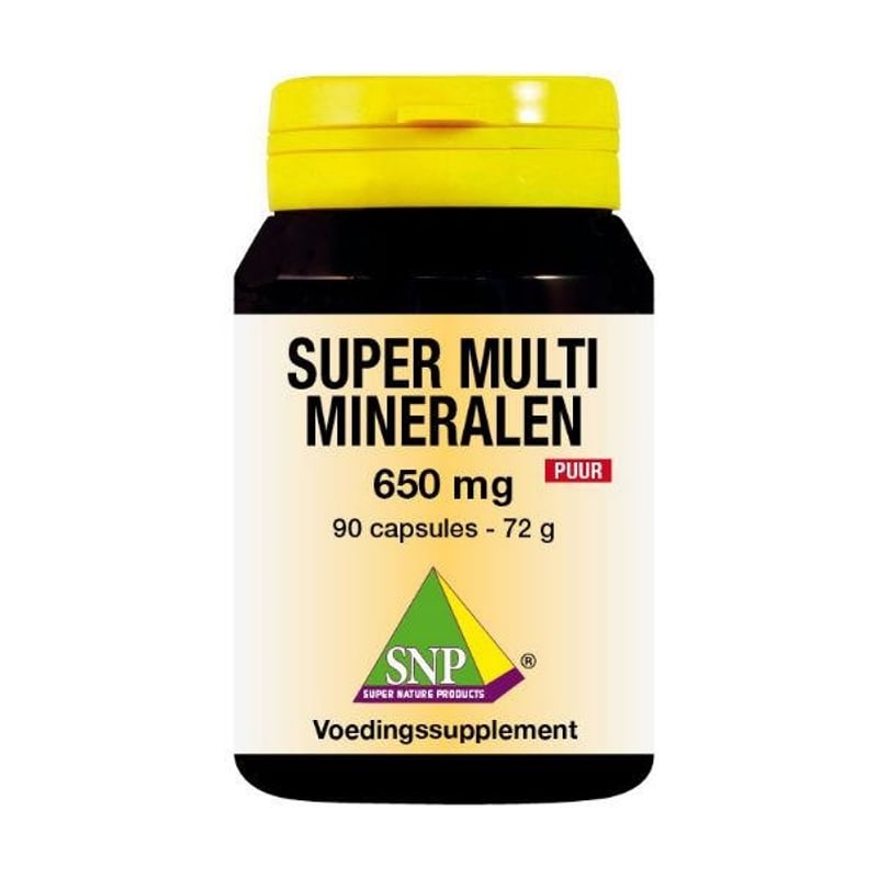 SNP Super multi mineralen 650 mg puur afbeelding