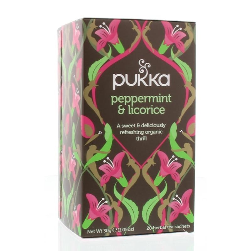 Pukka Peppermint & licorice herb afbeelding