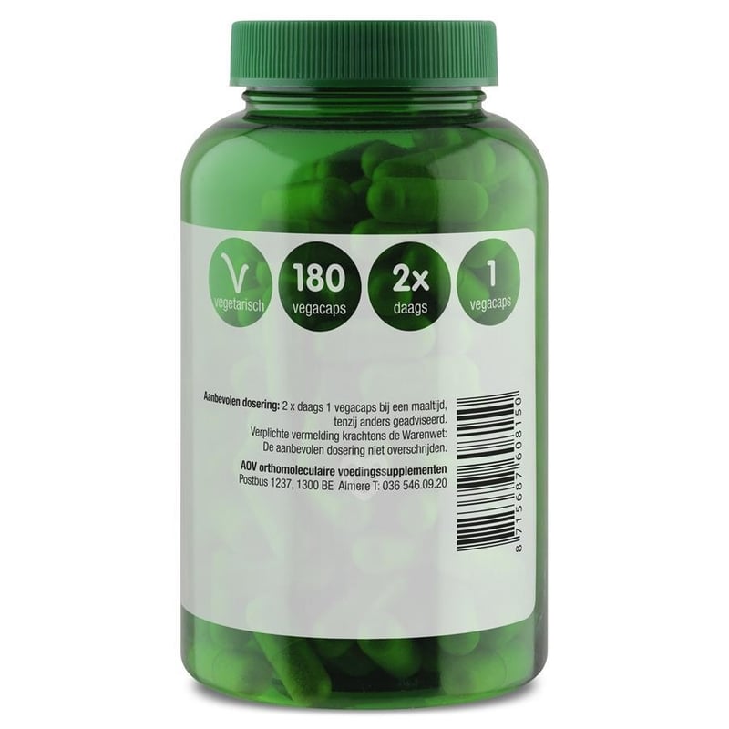 AOV Voedingssupplementen 814/815 Groene Thee Extract 250 mg (green tea) afbeelding