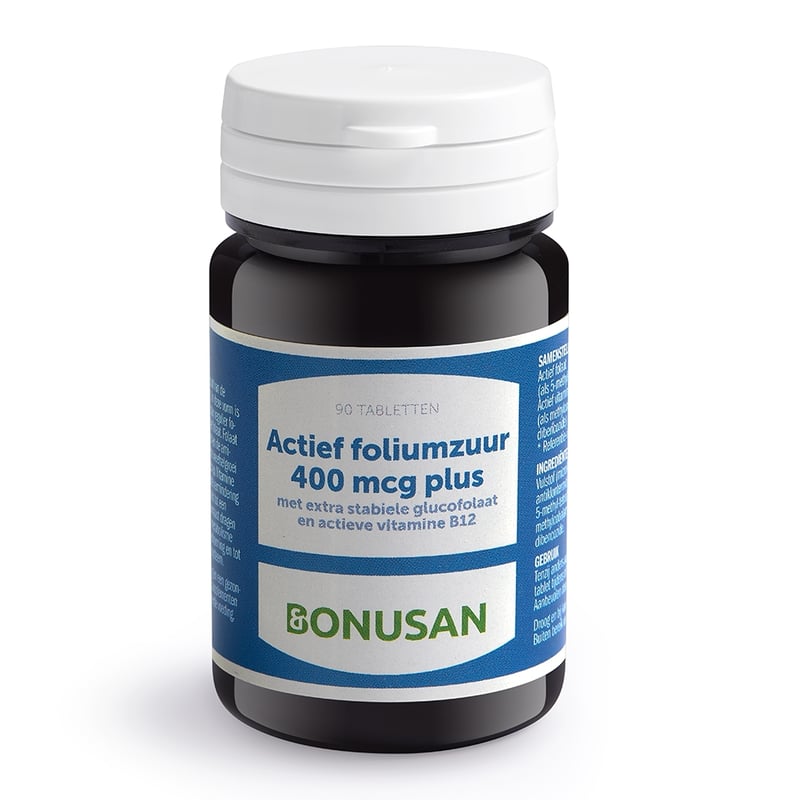 Bonusan Foliumzuur actief 400 mcg plus afbeelding