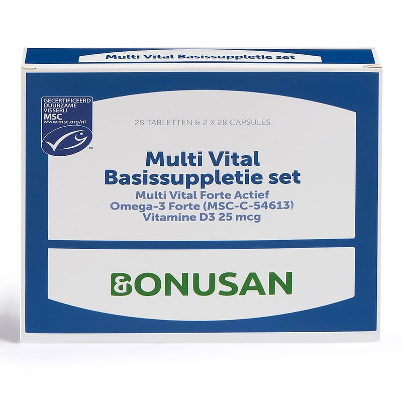 Bonusan Multi vital basissuppletie set (maandverpakking) afbeelding