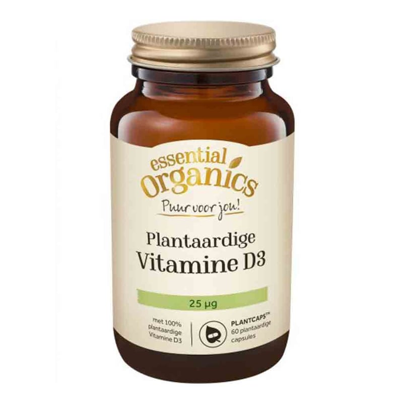Essential Organics Puur Plantaardige Vitamine D3 (vegan, 1000 IE) afbeelding