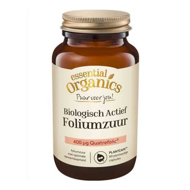 Essential Organics Puur Foliumzuur biologisch actief afbeelding
