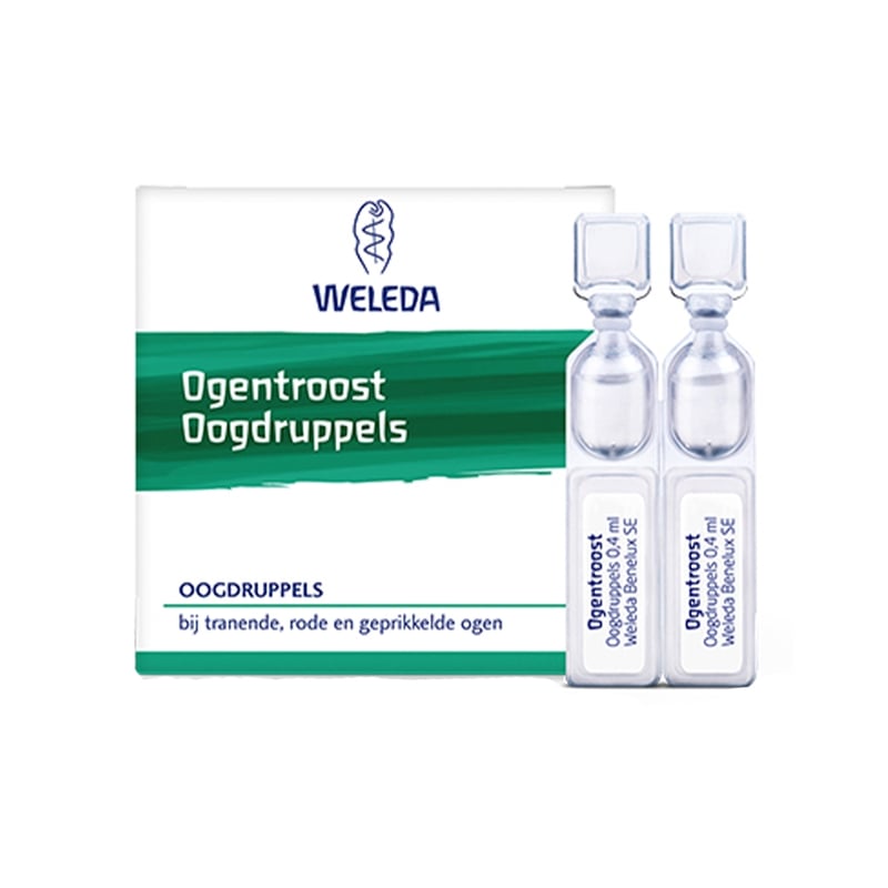 Weleda natuurcosmetica Ogentroost oogdruppels 0.4 afbeelding