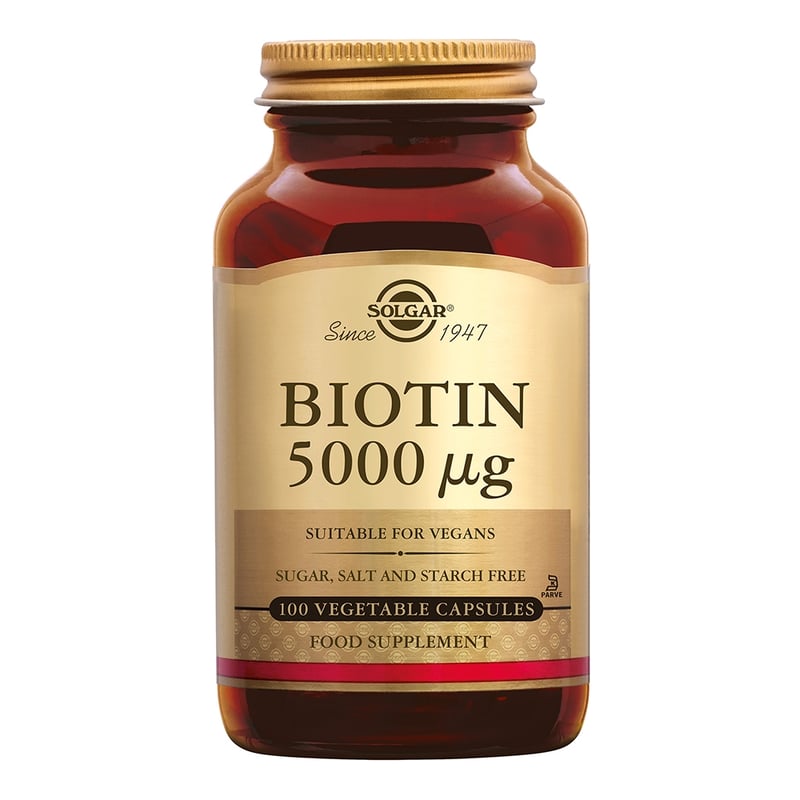 Solgar Vitamins Biotin 5000 µg (biotine 5000 mcg) afbeelding