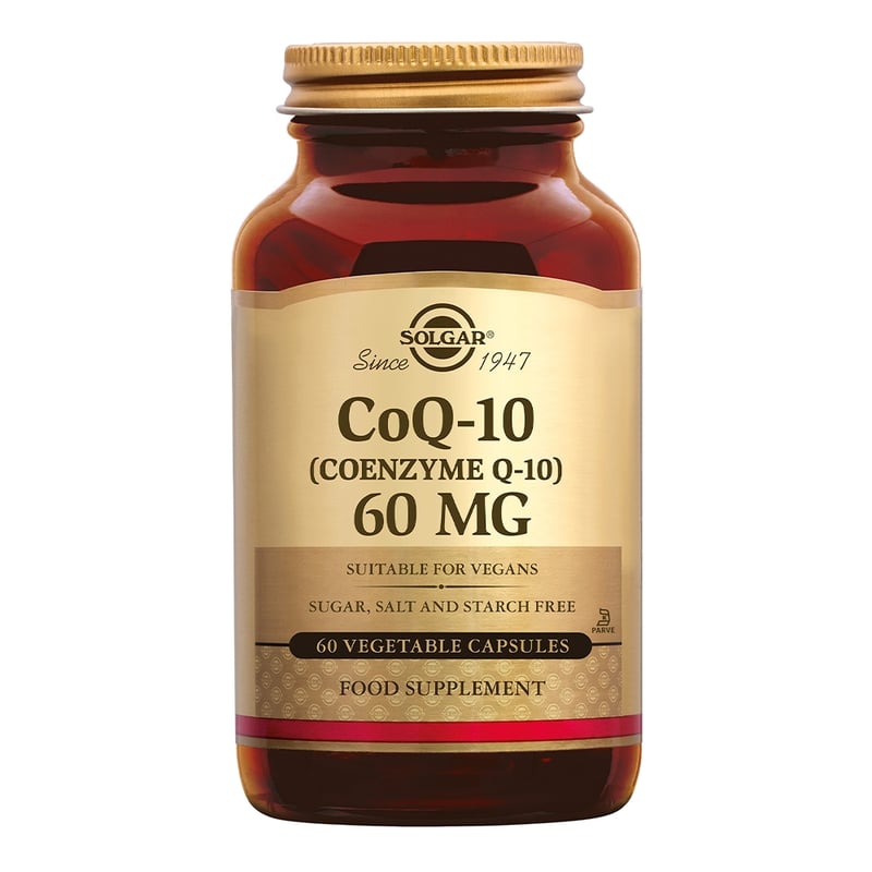 Solgar Vitamins Co-Enzyme Q-10 60 mg (Q10) sojavrij afbeelding