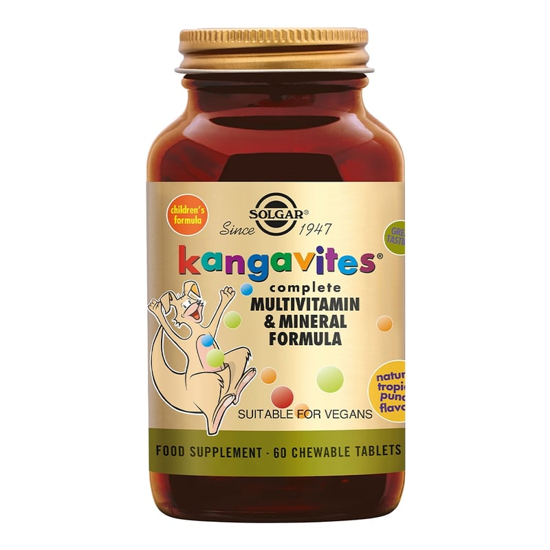 Solgar Vitamins Kangavites Tropical Punch kindermulti afbeelding