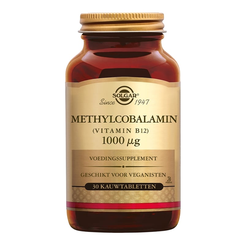 Solgar Vitamins Methylcobalamin 1000 µg (vitamine B12) afbeelding