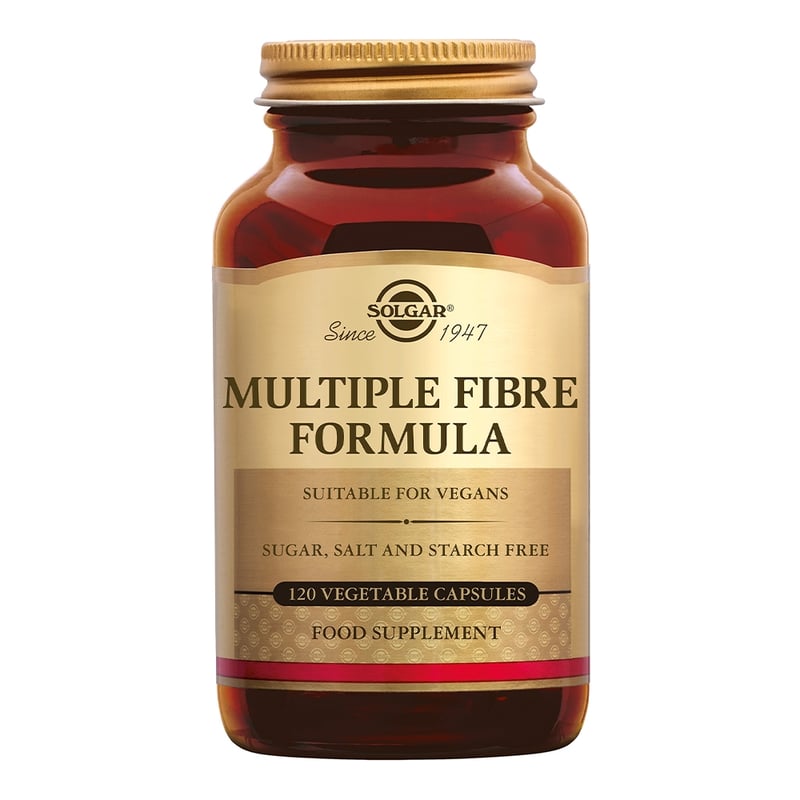 Solgar Vitamins Multiple Fibre Formula (vezels, pectine, zemelen, lijnzaad, psyllium) afbeelding