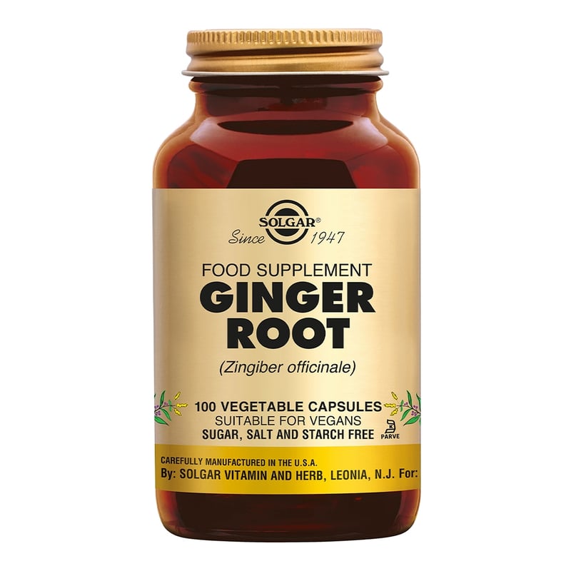 Solgar Vitamins Ginger Root (gember) afbeelding