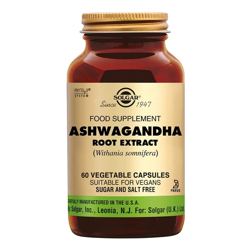 Solgar Vitamins Ashwagandha Root Extract afbeelding