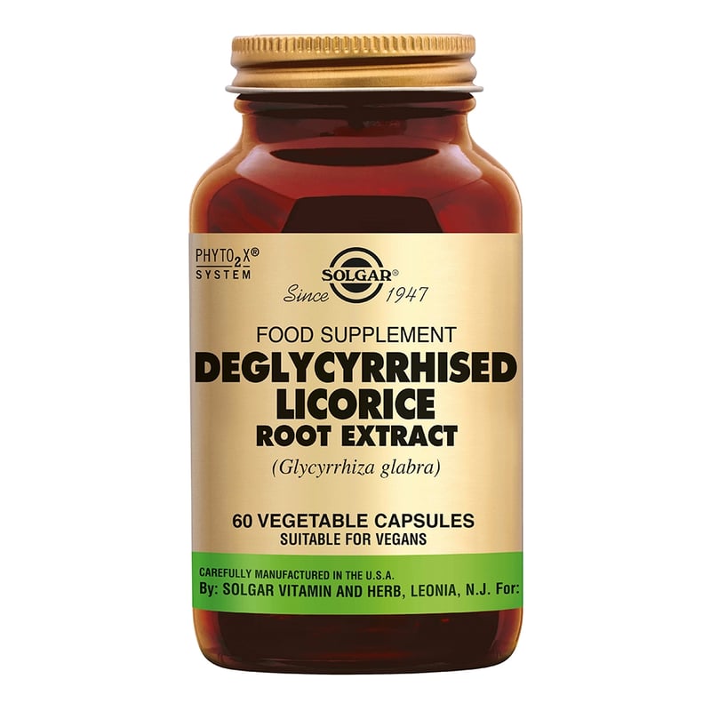 Solgar Vitamins Deglycyrrhised Licorice Root (zoethout) afbeelding