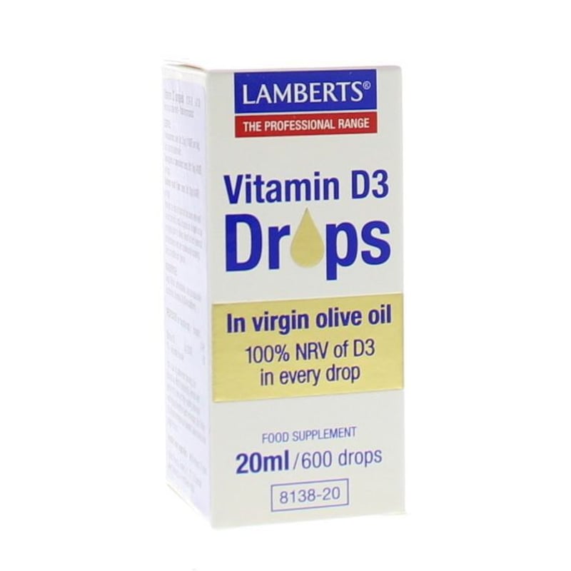 Lamberts Vitamine D3 druppels afbeelding