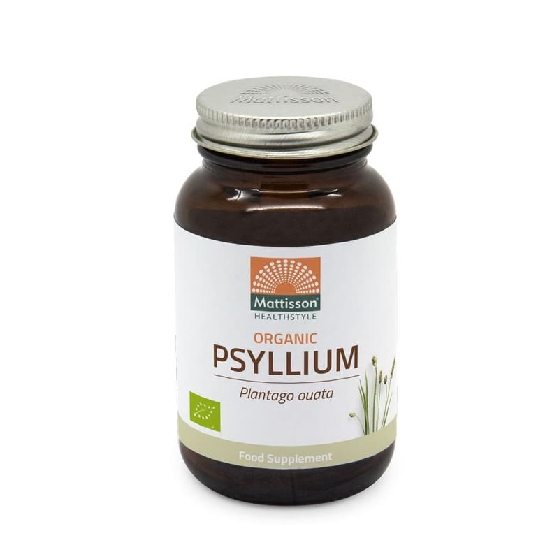 Mattisson Healthstyle Psyllium Husk 750 mg biologisch afbeelding