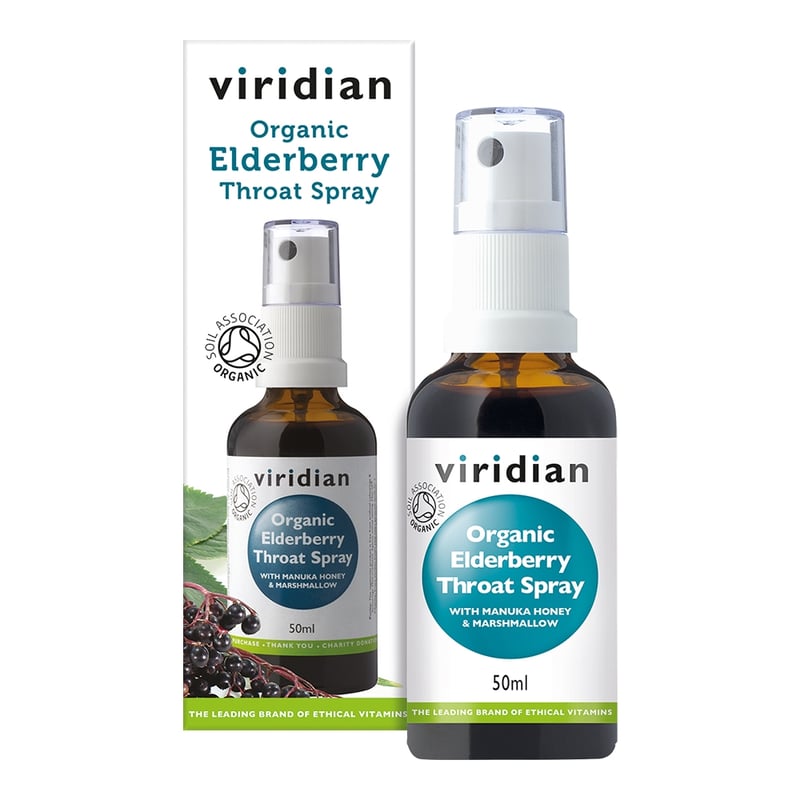Viridian Organic Elderberry Throat Spray afbeelding