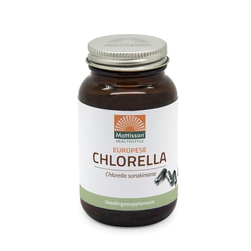 Mattisson Healthstyle Europese chlorella capsules 775 mg afbeelding