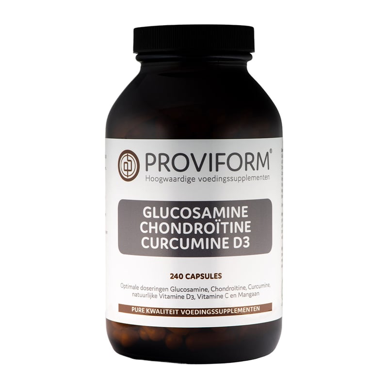 Proviform Glucosamine chondroitine curcuma D3 afbeelding