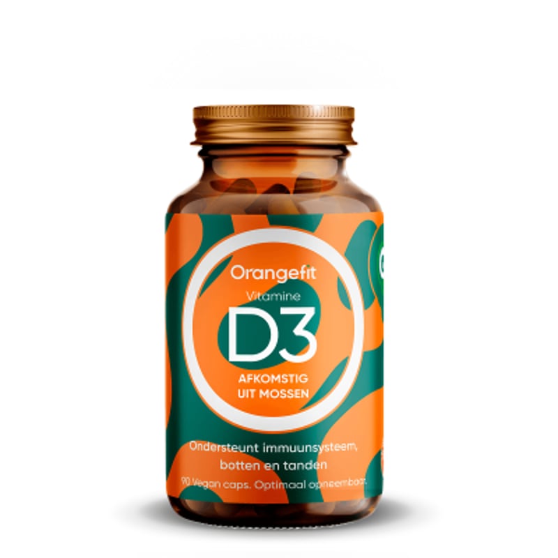Orangefit Vitamine D3 25 mcg Vegan (Daily Essentials) afbeelding