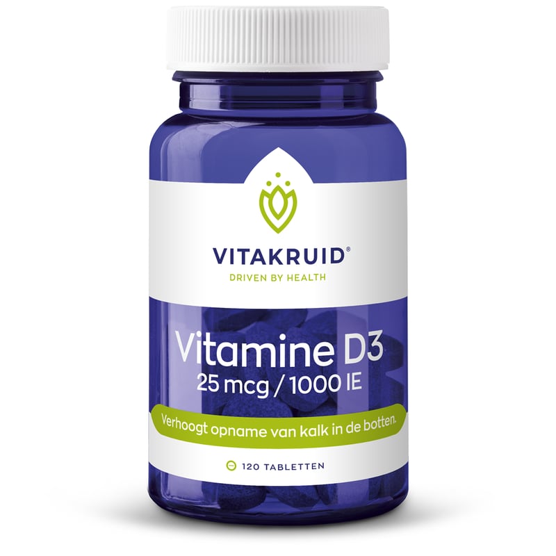 Vitakruid Vitamine D3 25 mcg afbeelding