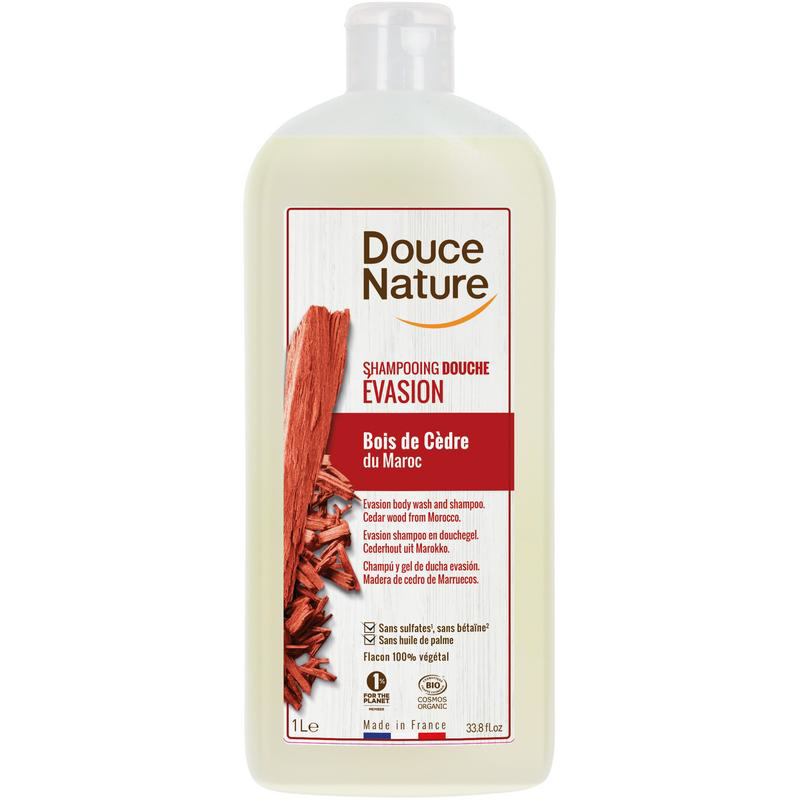 Douce Nature Douchegel & shampoo evasion met cederhout afbeelding
