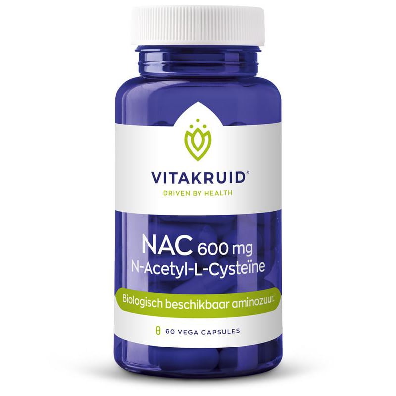 Vitakruid NAC 600 mg N-Acetyl-L-Cysteine afbeelding