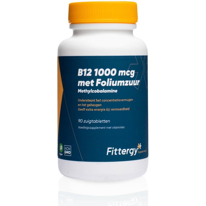 Fittergy B12 1000 mcg Methylcobalamine afbeelding